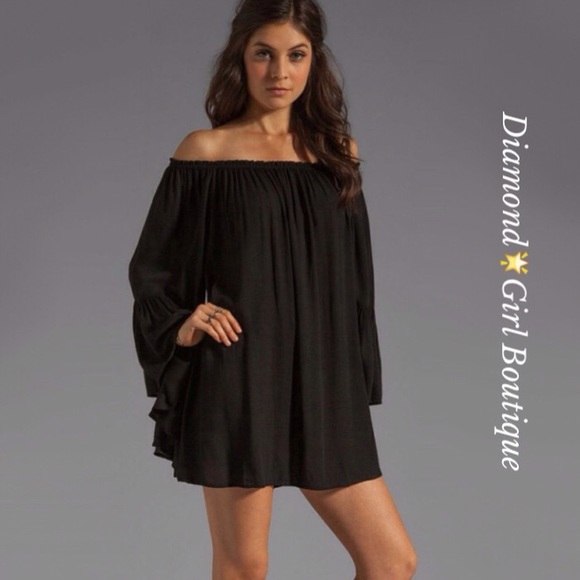 Bohemian off the shoulder dress - Picture 2 of 2