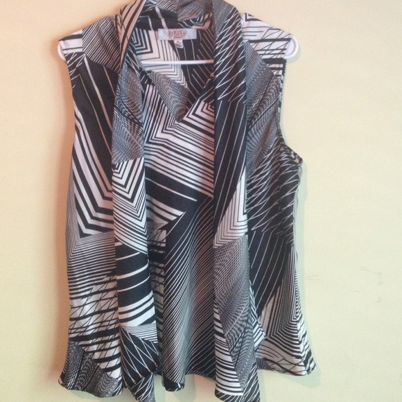 KASPER Tie Top - Picture 3 of 3