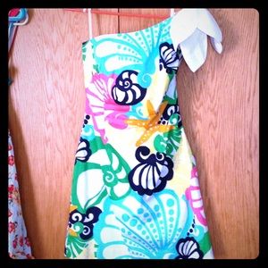 Lilly Pulitzer seashell print size 0 dress!