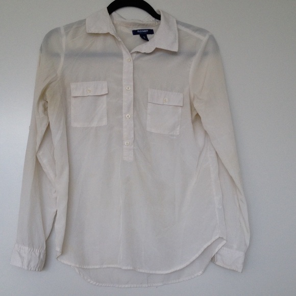 Sheer button down