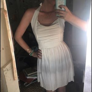 Cute White Halter Dress