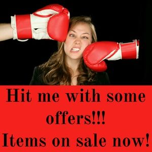 Need to cleanout closet! Hit me with offers.