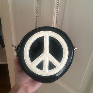 Top shop cross body peace sign bag!