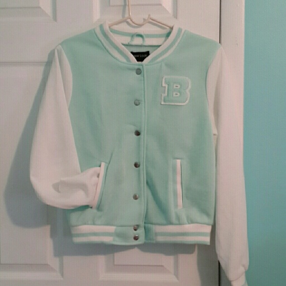 Mint Letterman Varsity Jacket XL