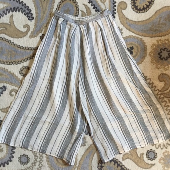 Forever 21 stripe culottes