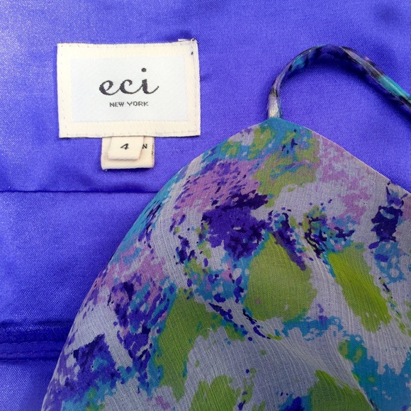 SILK FLORAL PRINT DRESS - Picture 3 of 4