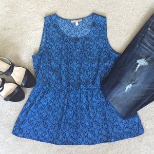 Banana Republic peplum tank