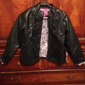Dollhouse kids leather jacket