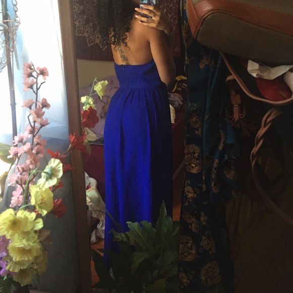 🚫🚫sold🚫Royal blue gown - Picture 3 of 4