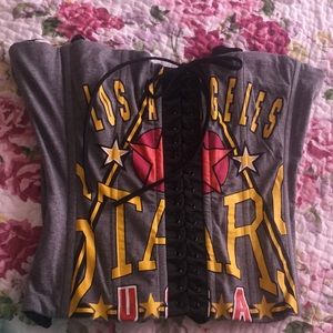 RARE Dolce Gabbana Bustier/Corset Sz 42...LA Stars
