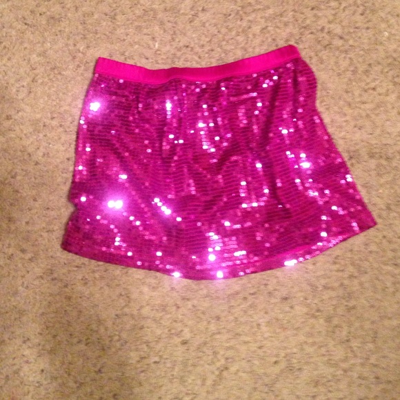 Kids sparkly purple skirt