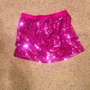 Kids sparkly purple skirt