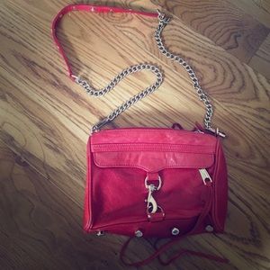Red Rebecca Minkoff Mini Mac Bag