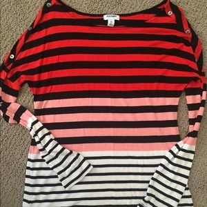 •OLD NAVY• NWOT striped dolman long-sleeved tee