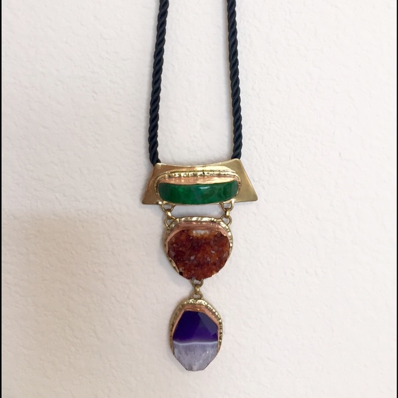 Three- stone Statement Necklace