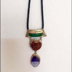 Three- stone Statement Necklace