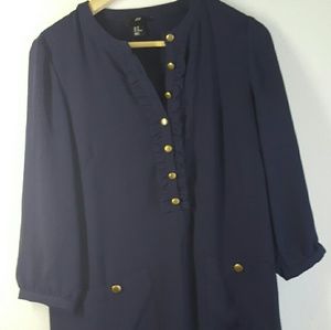 After Hours Navy Blue Dress