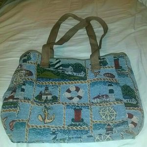 Nautical tote bag