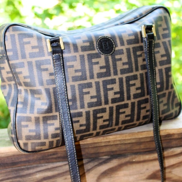 Authentic Vintage FENDI Handbag Zucca Print