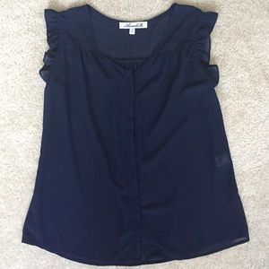 Francesca sheer blouse