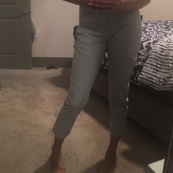 Pastel Blue Crop Pants