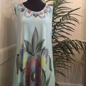 Beachy blue long dress