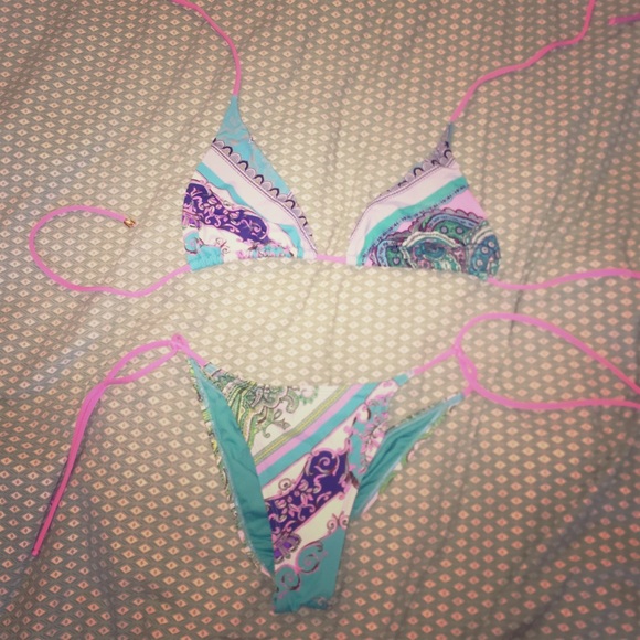 Agua Clara designer string bikini