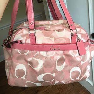 Coach baby bag