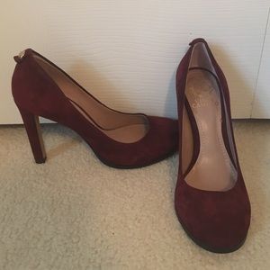 Vince Camuto Burgundy Heals 6
