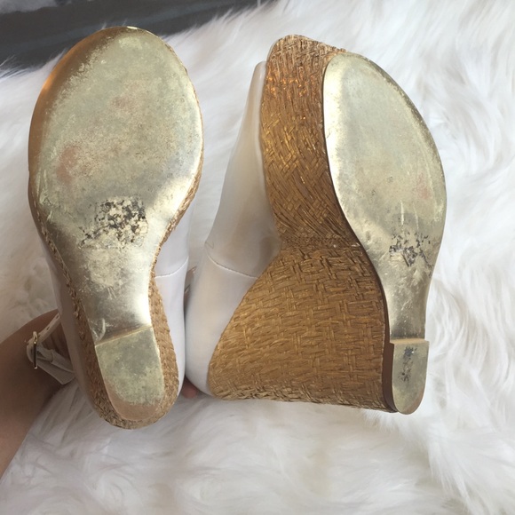 Bebe white wedges - Picture 3 of 4