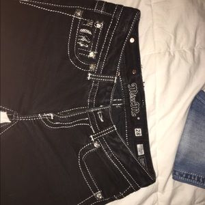 Black Miss Me Jeans Bootcut