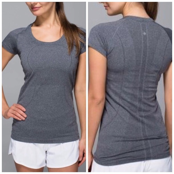 Lululemon Run Swiftly Tech Short Sleeve Crew Grey