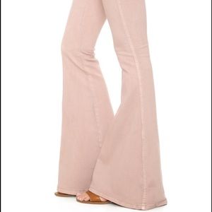Free People Jeans Hold Salmon Bell Bottom Poshmark