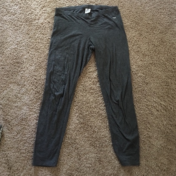 Victoria's Secret Pink gray leggings Large
