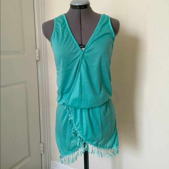 ✨Host Pick✨ Teal Beach Dress or Swim Cover - Picture 2 of 3