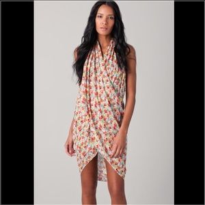 Shoshanna Pansy Garden Pareo