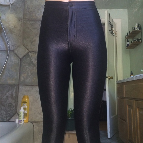 Black American Apparel Disco Pants