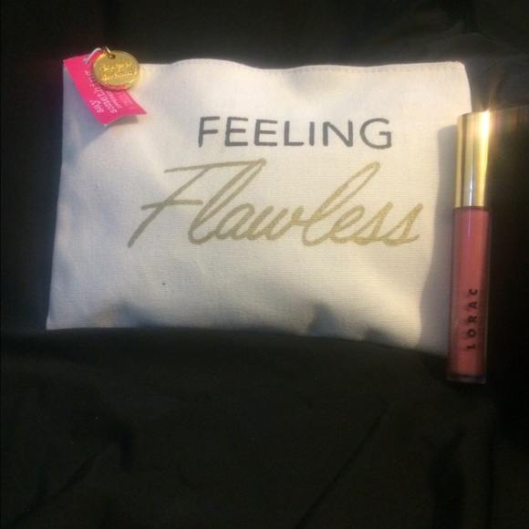 💖Adorable💖FEELING FLAWLESS Canvas Makeup Case