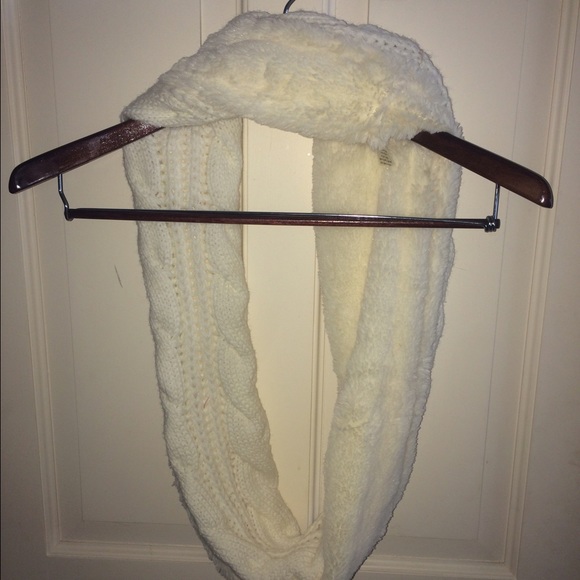 White soft wrap scarf