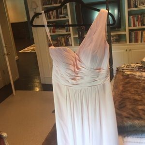 pink bridesmaid dress size 12 but altered to a 6