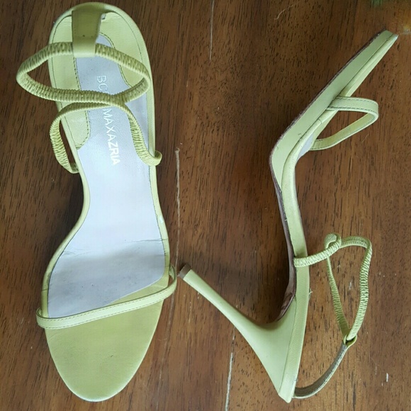 BCBG strappy leather heels - Picture 1 of 1