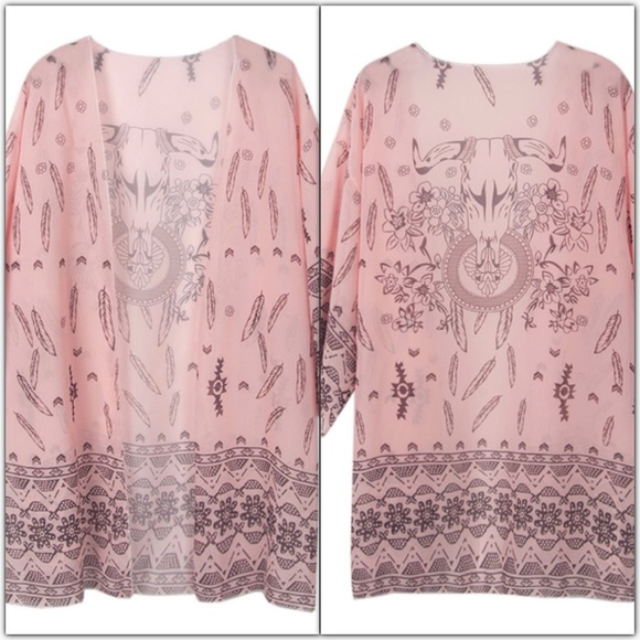 🆕 Tribal Print Kimono - Picture 4 of 4