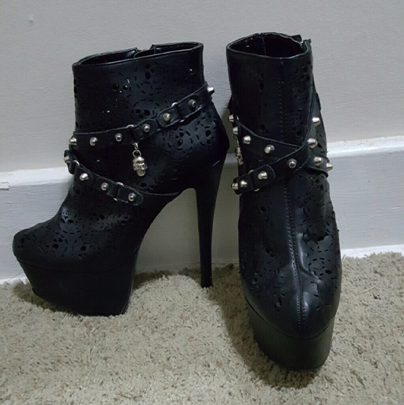 Iron Fist High Heel Ankle Boots