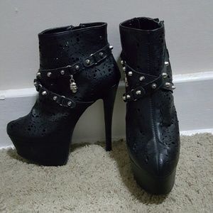 Iron Fist High Heel Ankle Boots