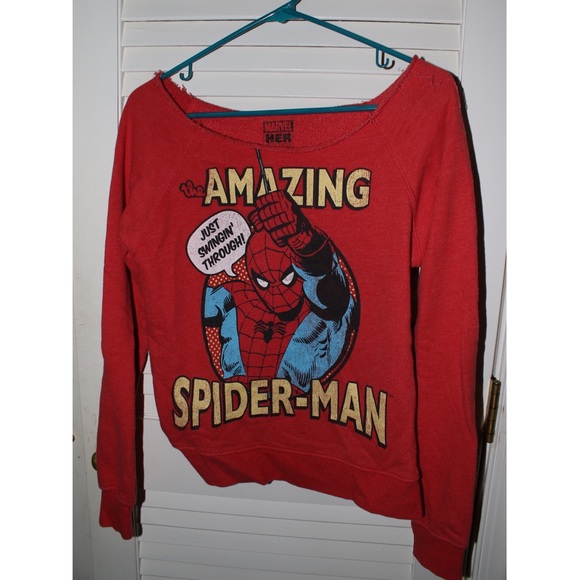 Forever 21 Tops - Forever 21 Marvel Spider-Man Sweatshirt Size S