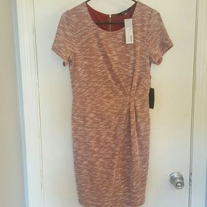 41hawthorn Kyla textured side gathered dress