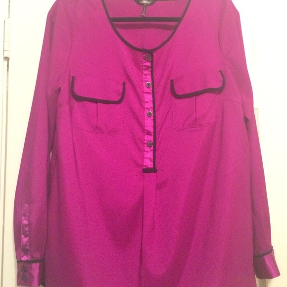 Daisy Fuentes Plum Blouse