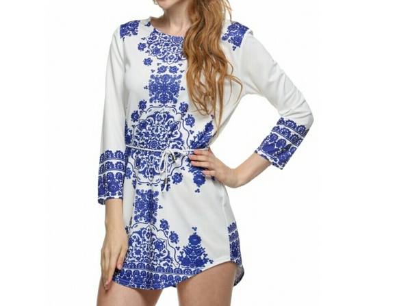 Mini dress beach cover up