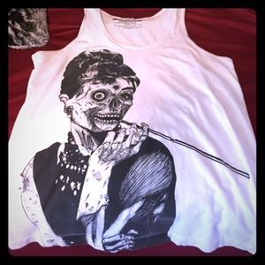 Zombie at tiffany's tank top