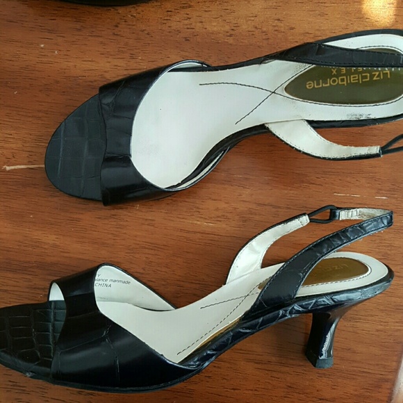 Liz Claiborne FLEX leather heels - Picture 1 of 1
